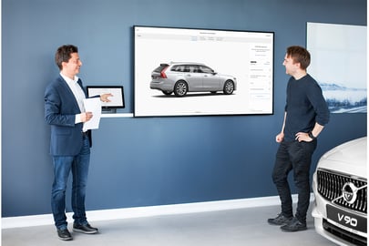 Volvo video skjerm